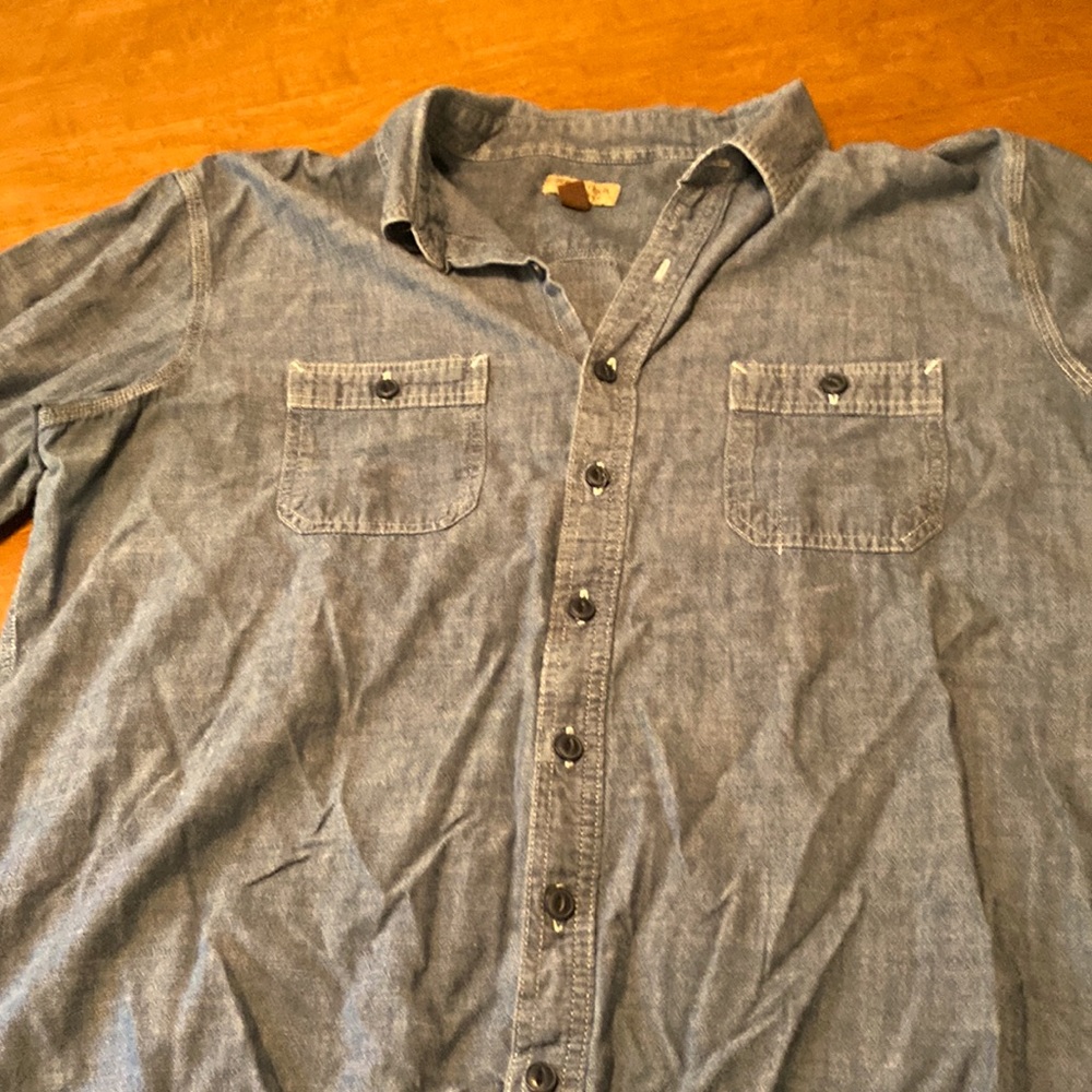 Blue Sonoma Long-Sleeve Button-Up